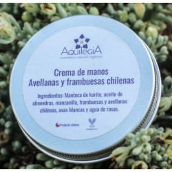 Crema de manos de avellanas...